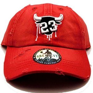 Chicago Greatest 23 Vintage Drip Strapback Hat